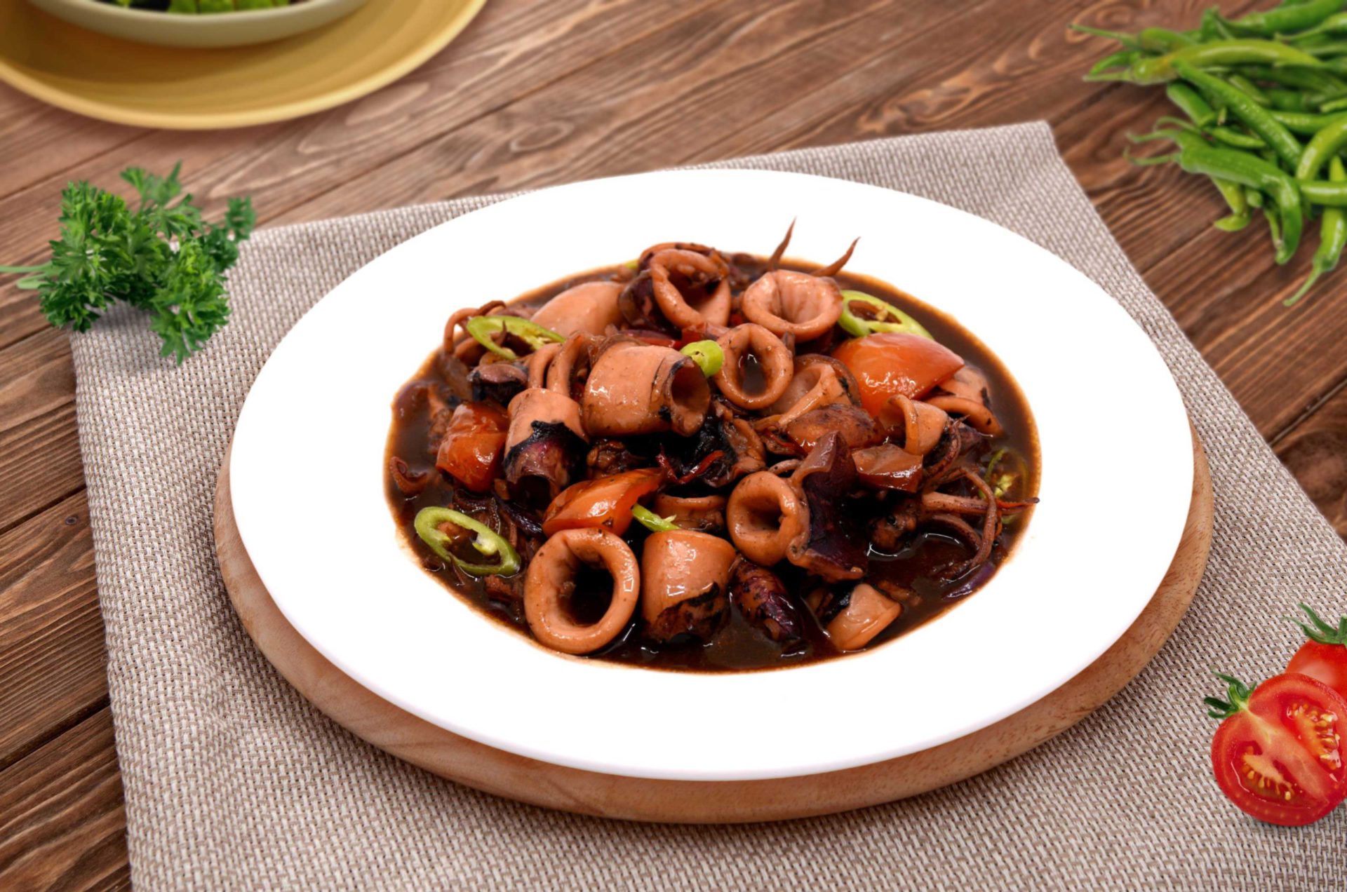 Ajinomoto | Adobong Pusit with SARSAYA® Oyster Sauce - Ajinomoto