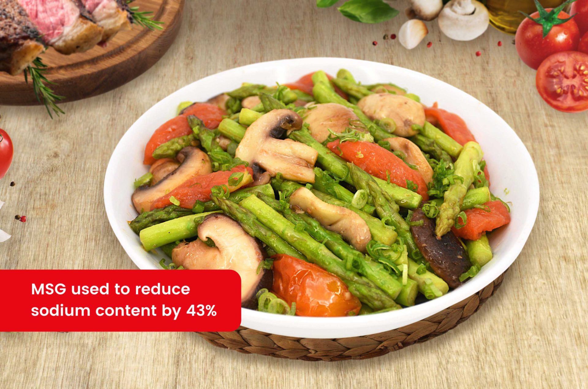 Ajinomoto AsparagusMushroom Stirfry Ajinomoto