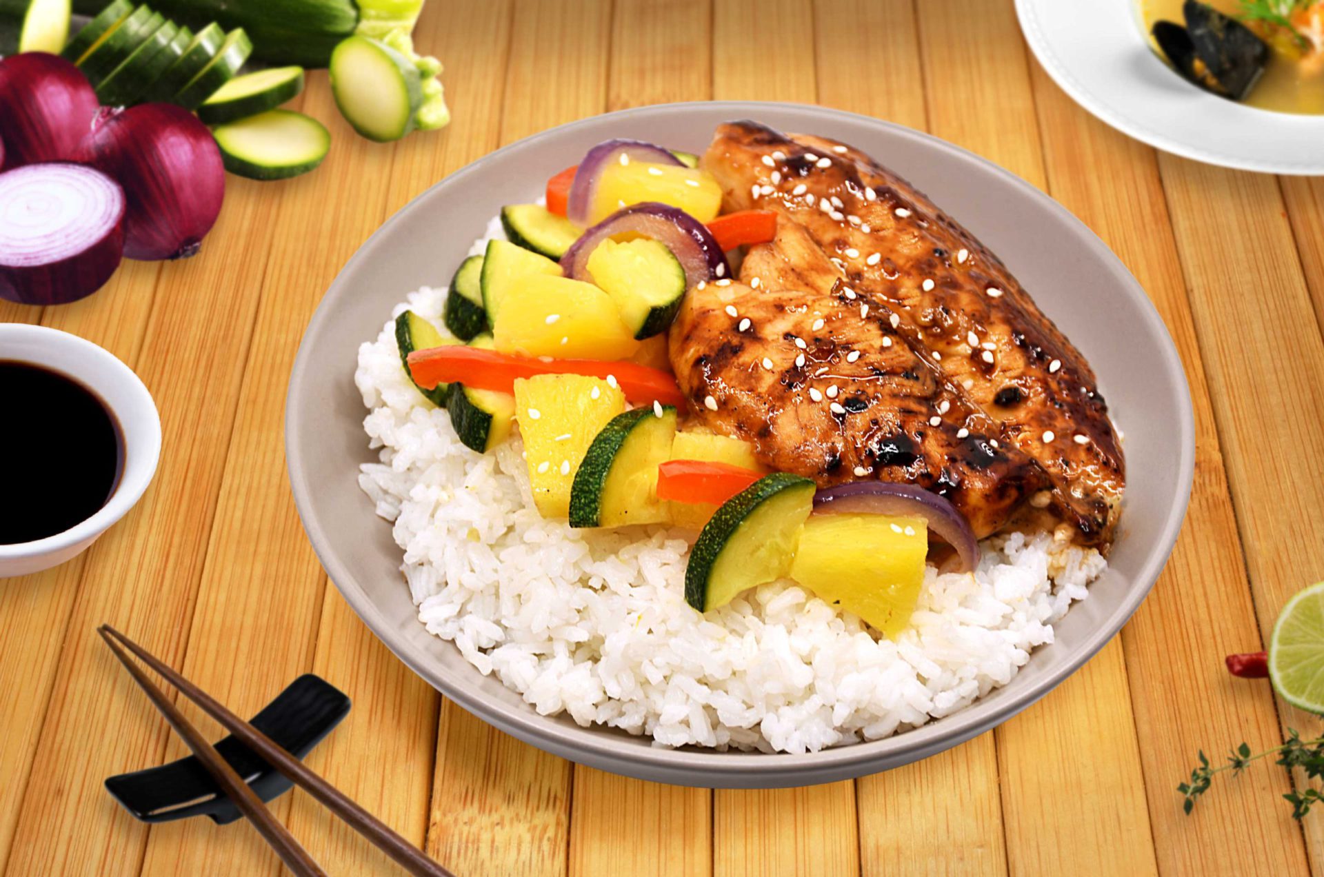 Ajinomoto | Grilled Chicken Teriyaki Bowl - Ajinomoto