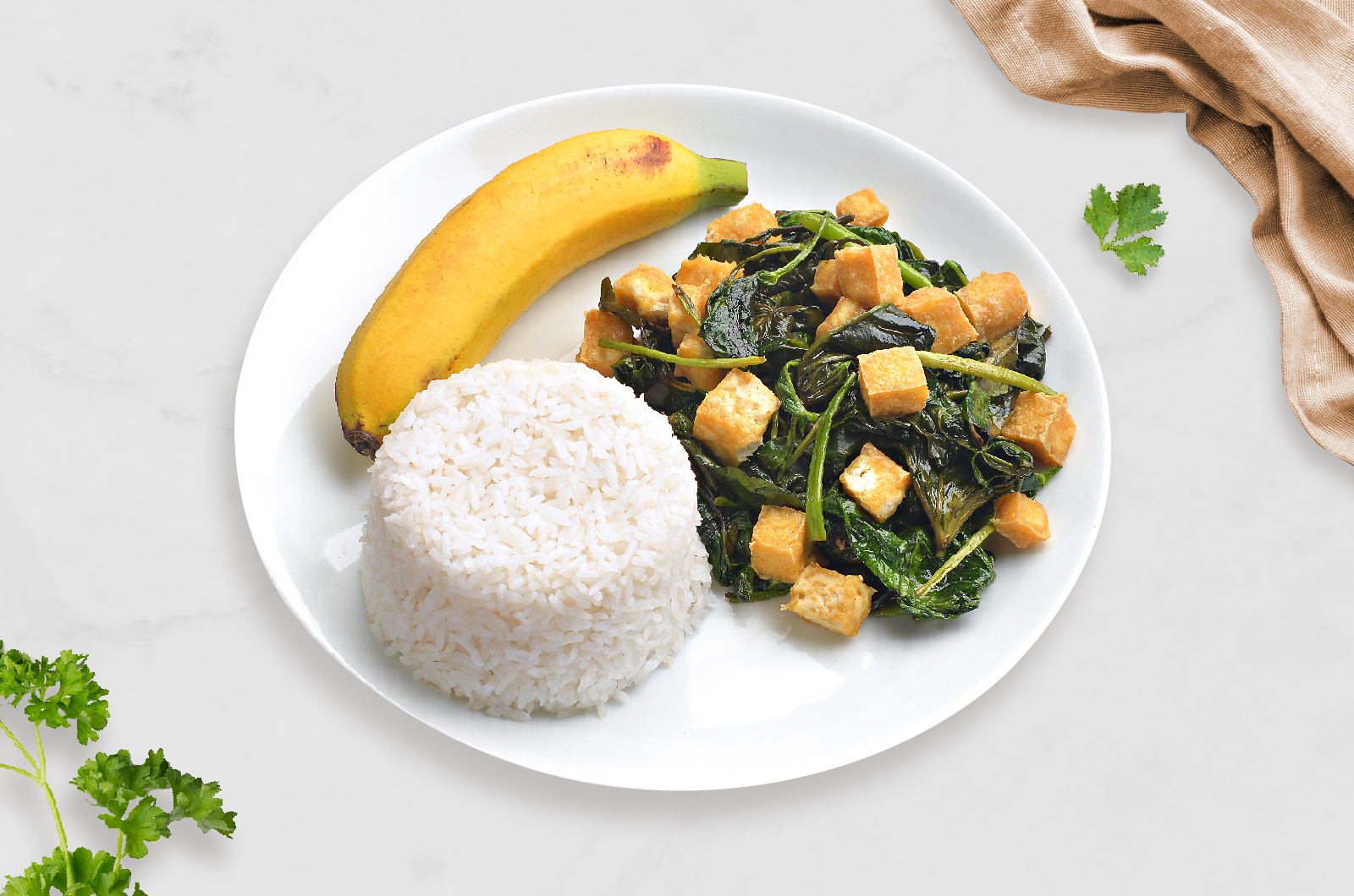 Ajinomoto | Stir-Fry Kangkong with Tofu Recipe - Ajinomoto