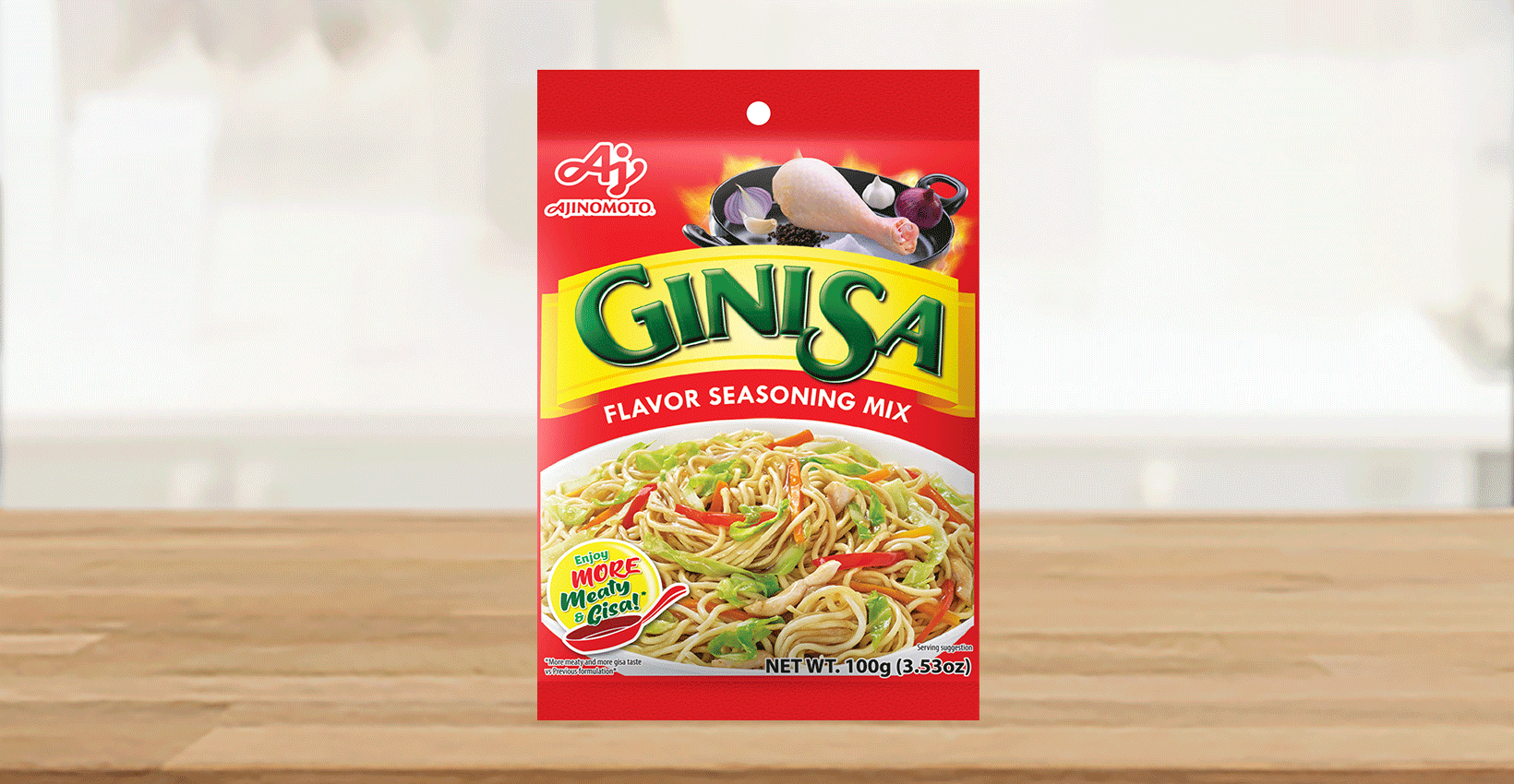 ajinomoto ginisa flavor seasoning mix 100g