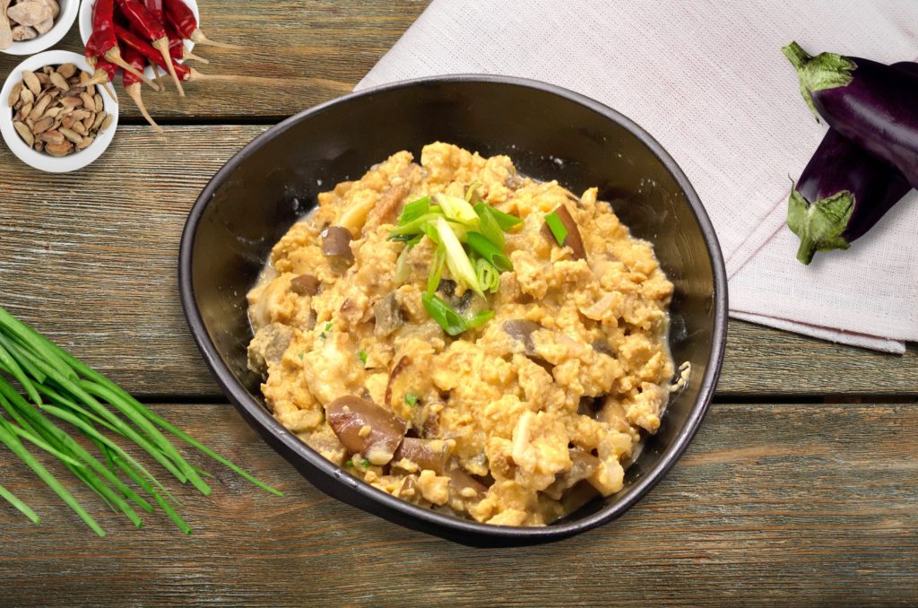 Ajinomoto-Cheesy-Eggplant-Scrambled-Eggs