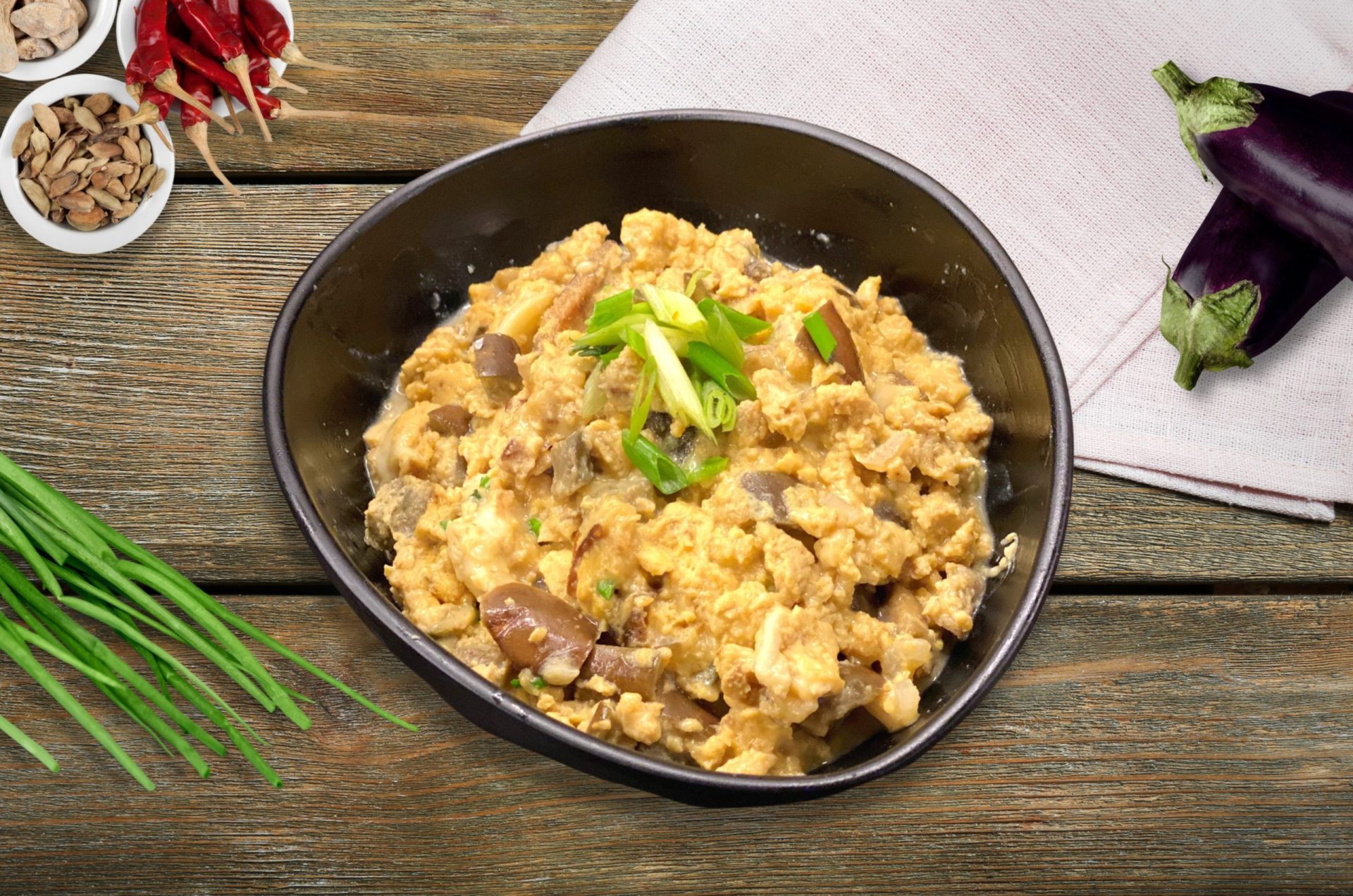 Ajinomoto | Cheesy Eggplant Scrambled Eggs - Ajinomoto