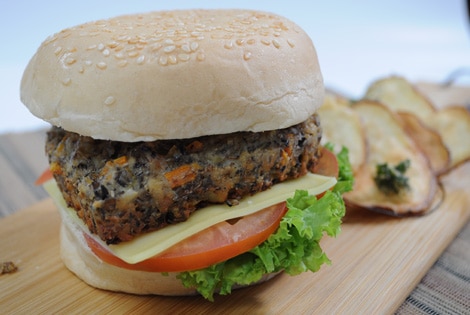 Ajinomoto | Banana Heart Tofu Burger Recipe - Ajinomoto