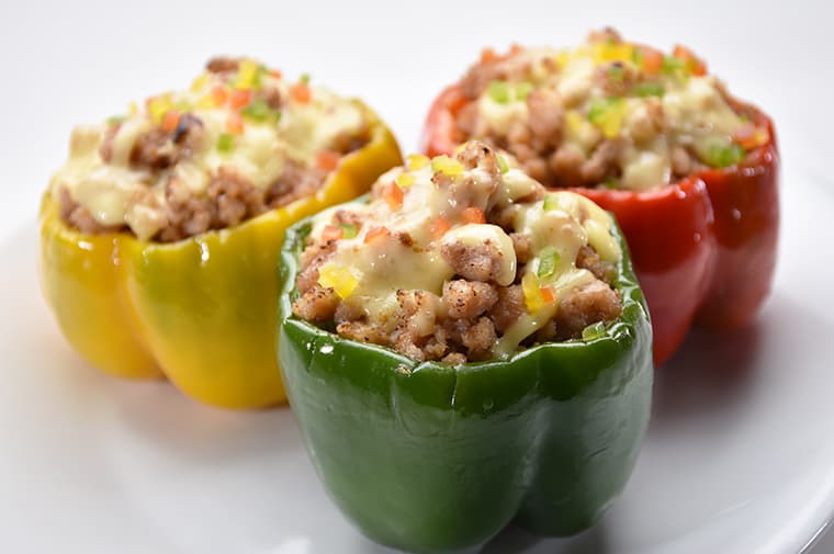 Ajinomoto | Stuffed Breakfast Peppers - Ajinomoto