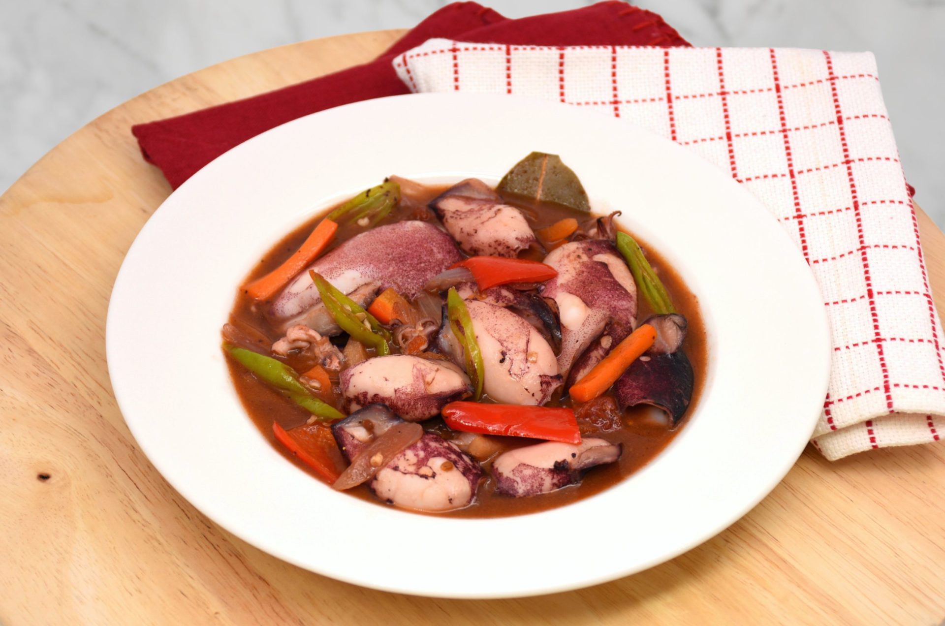 Ajinomoto | Squid with Peppers - Ajinomoto