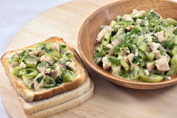 Ajinomoto | Kiwi Chicken Salad Toast - Ajinomoto