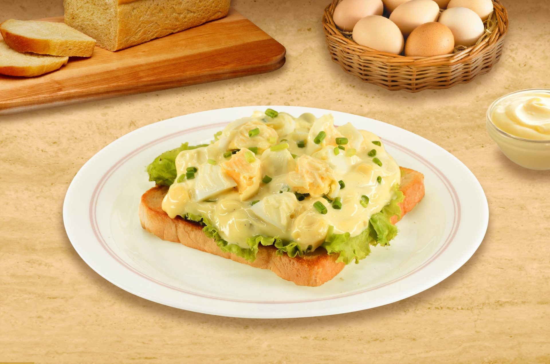 Ajinomoto | Egg Salad on Toasted Bread Recipe - Ajinomoto