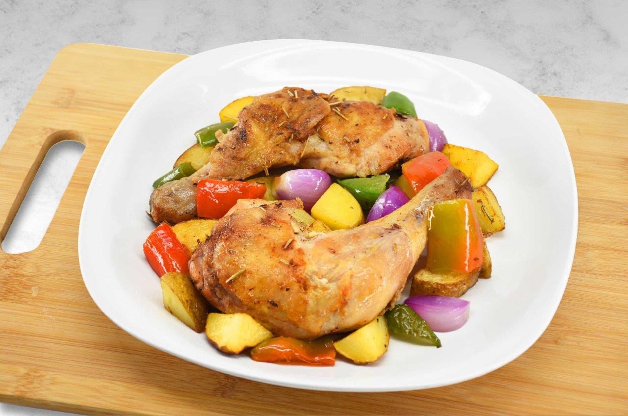 Ajinomoto | Roast Chicken with Pepper and Potatoes - Ajinomoto