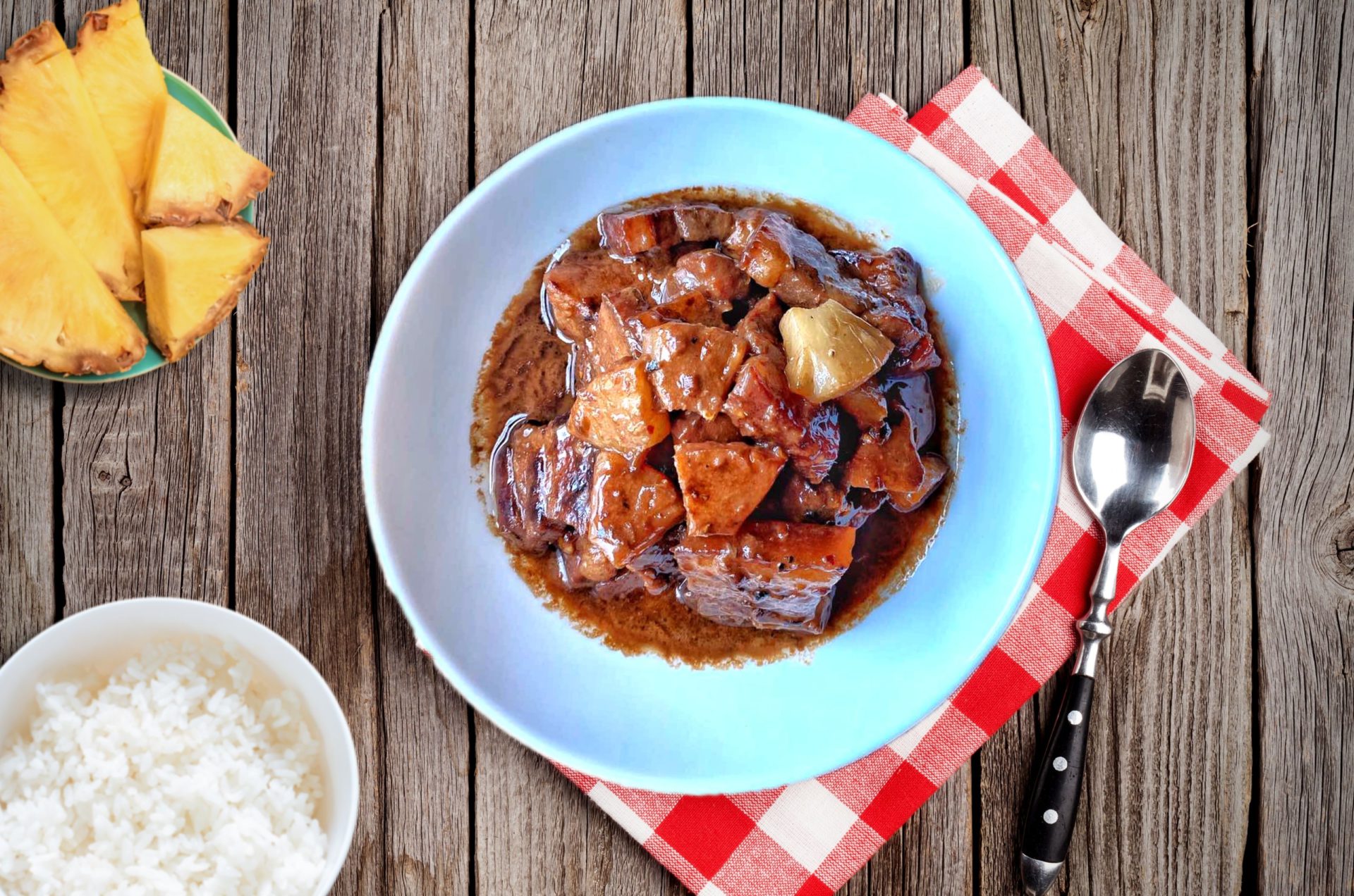 Ajinomoto Pork Adobo sa Gata na may Pinya Ajinomoto