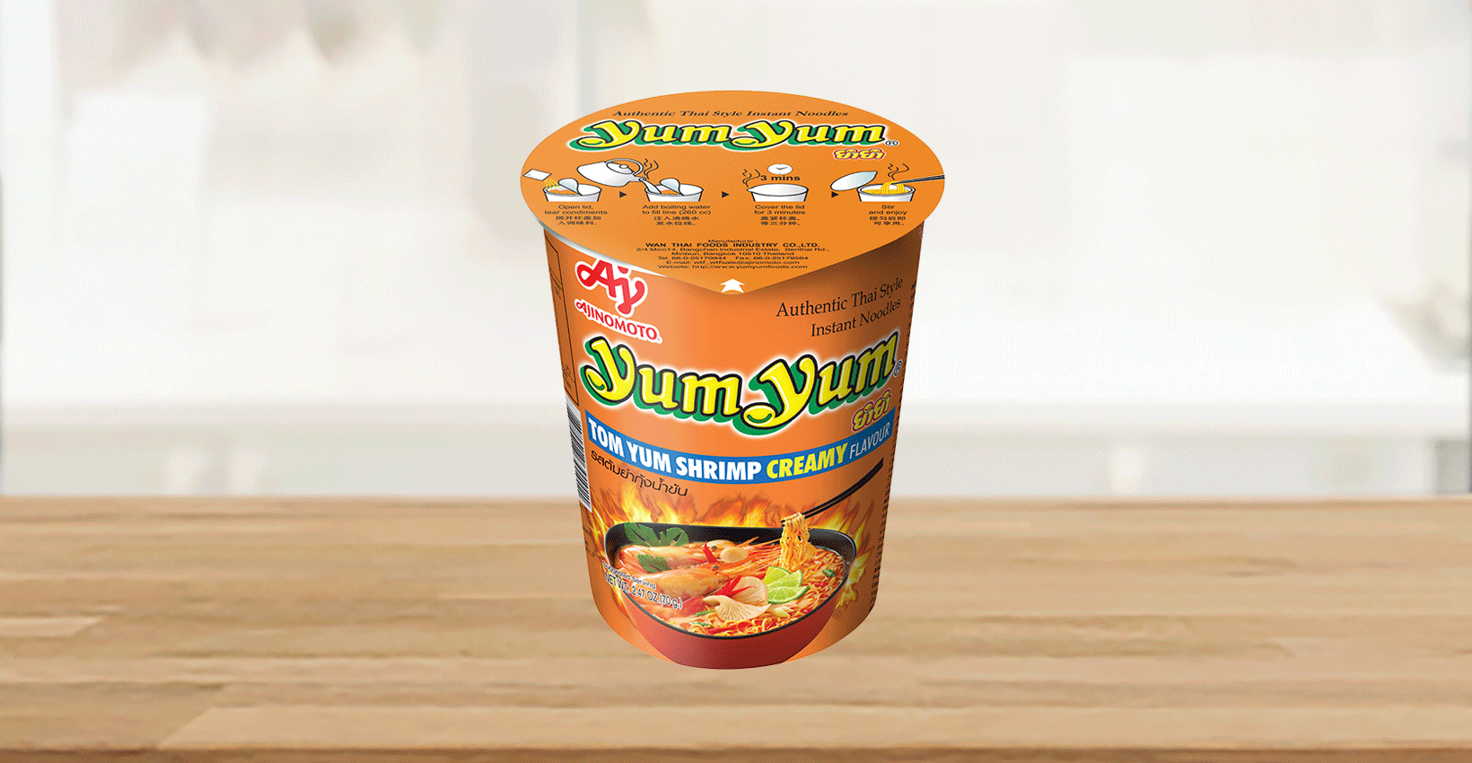 YumYum Soups in bags - Ajinomoto