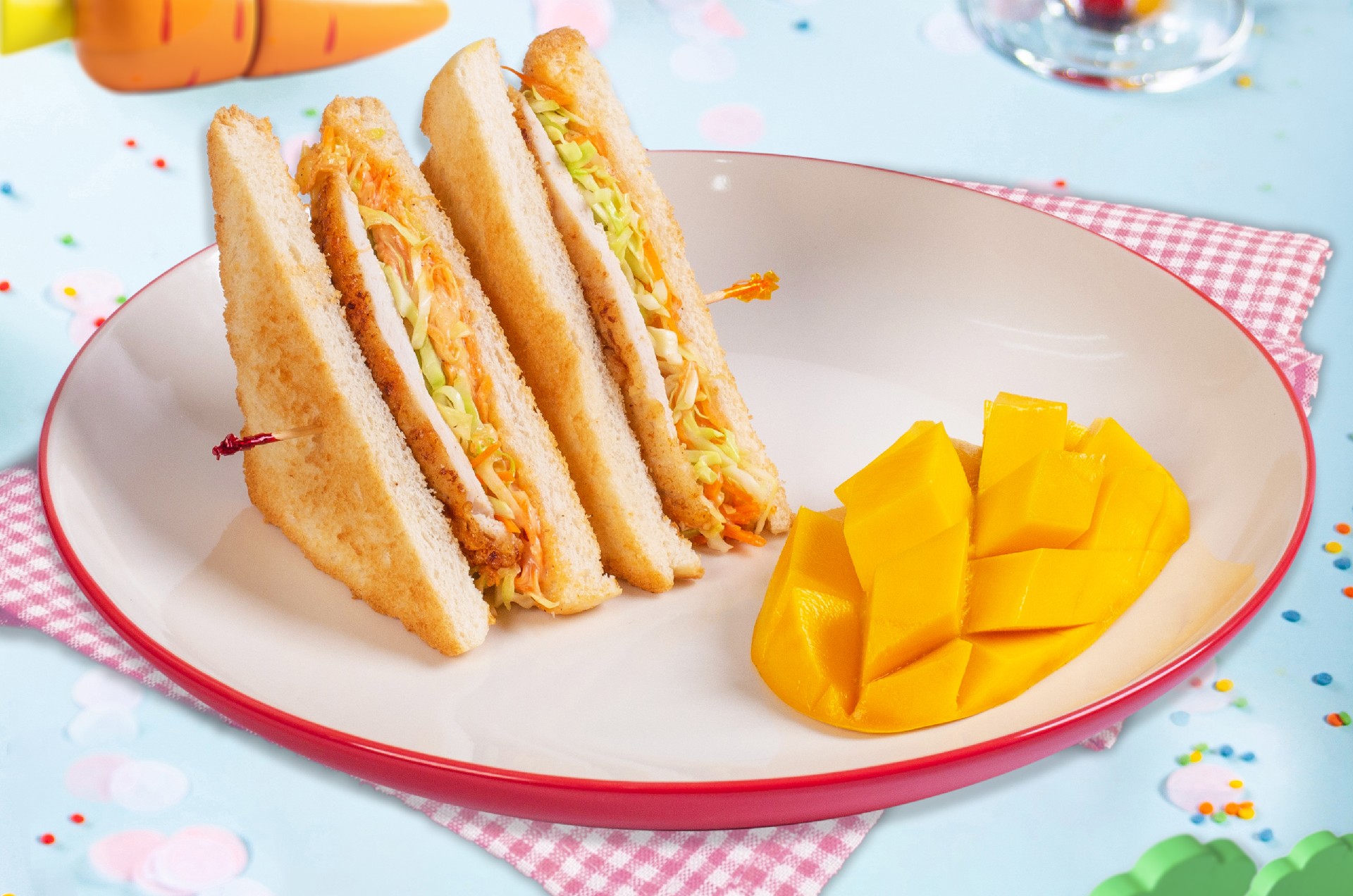 Ajinomoto | Chicken Veggie Sandwich Meal for Kids - Ajinomoto