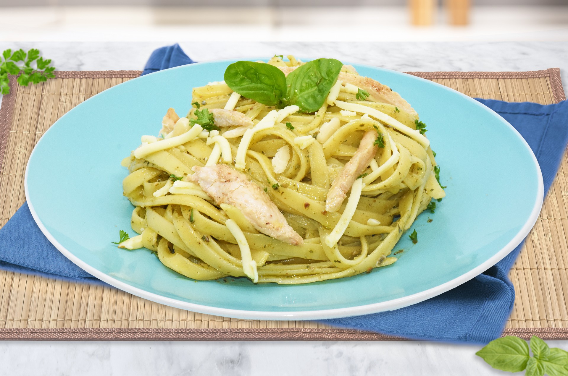 Ajinomoto |
        Pesto Fettuccini Pasta - Ajinomoto