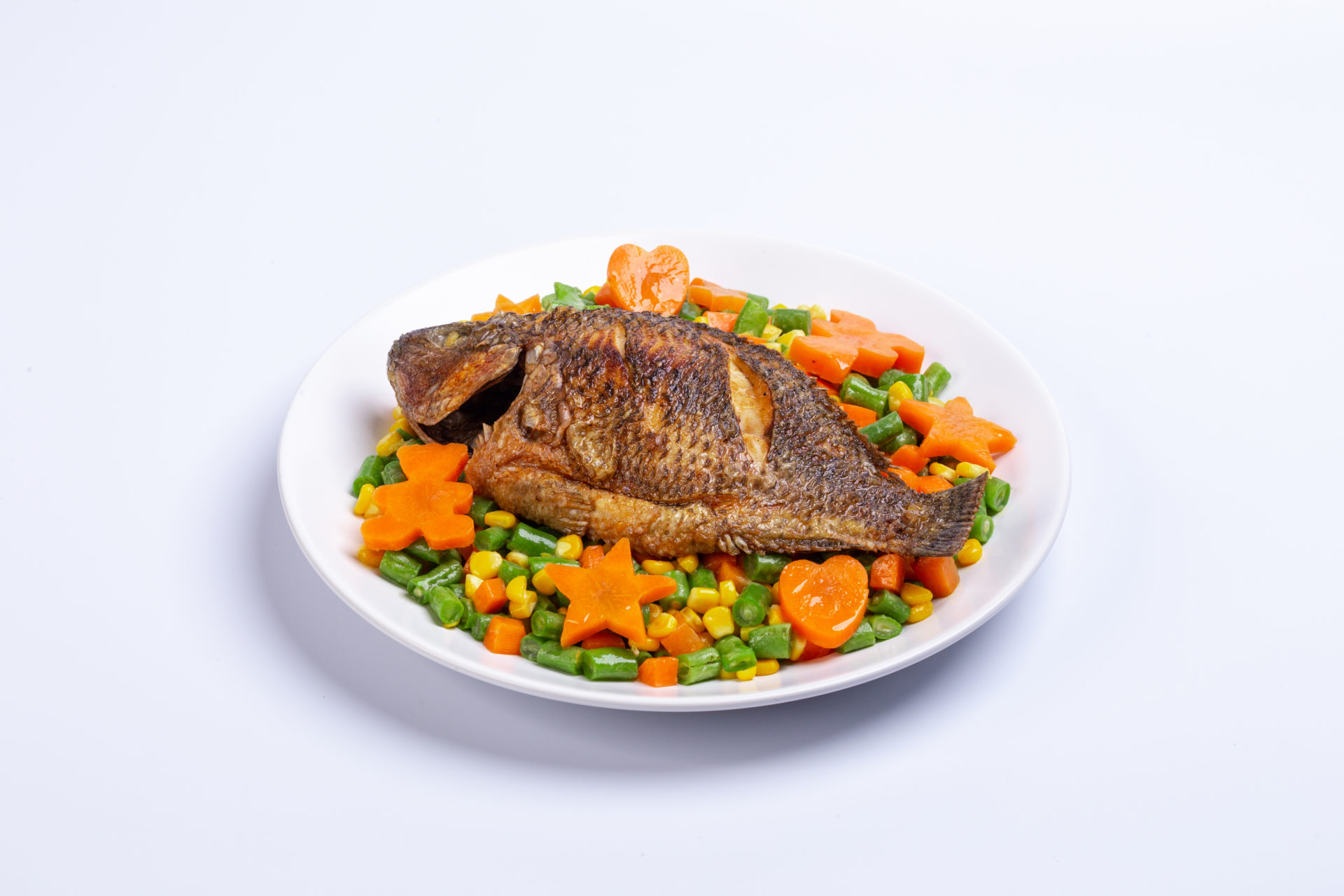 Ajinomoto | Fried Tilapia with Buttered Vegetables - Ajinomoto