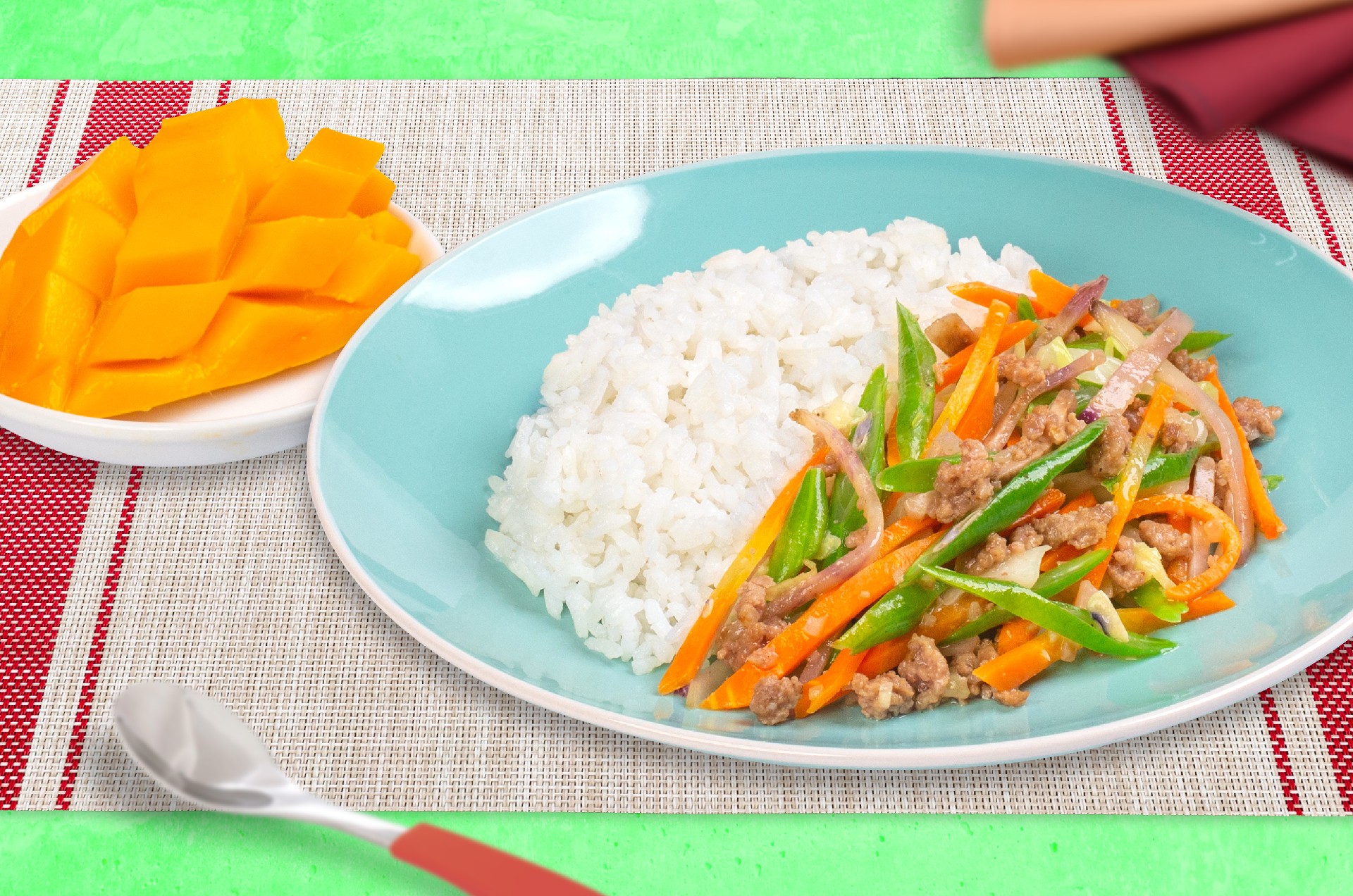 Ajinomoto | Pork and Veggie Stir-fry Meal for Kids - Ajinomoto