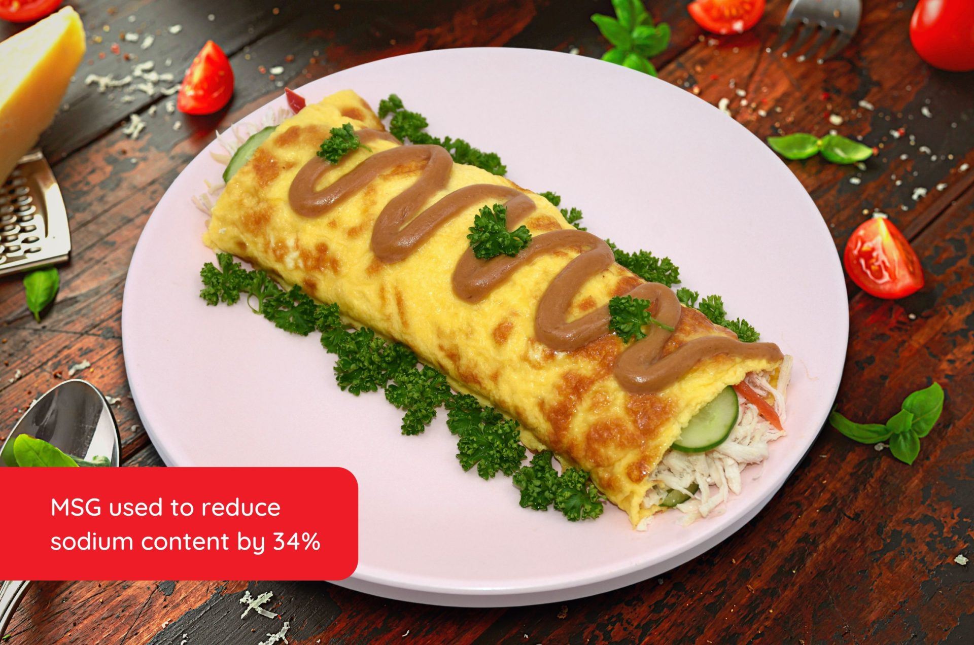 Ajinomoto | Chicken Satay Omelette - Ajinomoto