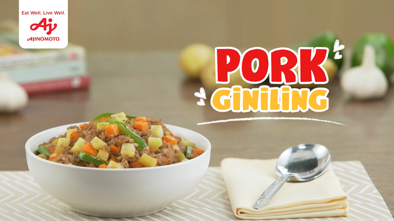 Ajinomoto How to Cook Pork Giniling Ajinomoto