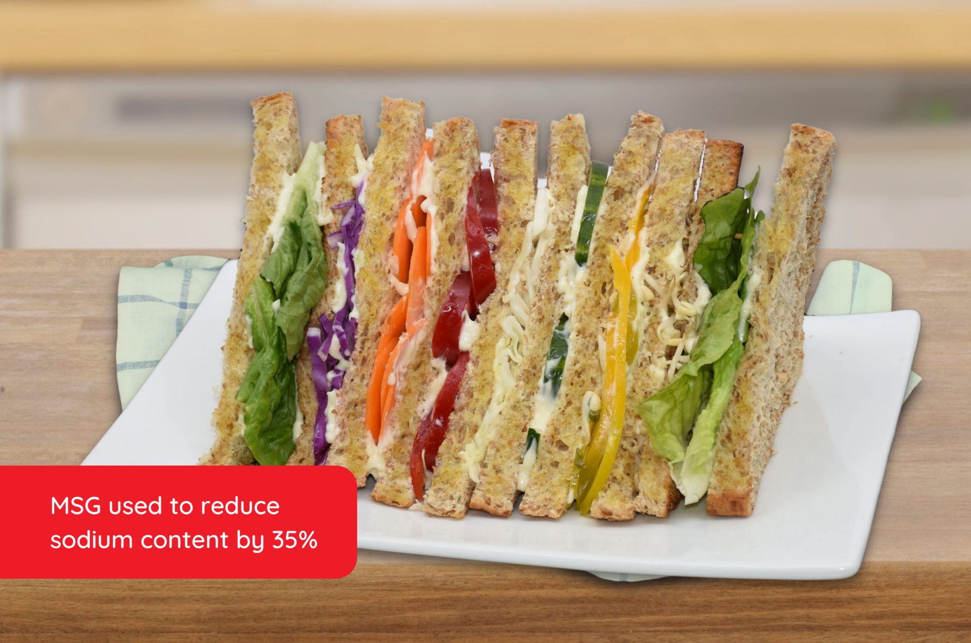 Ajinomoto | Rainbow Sandwich - Ajinomoto