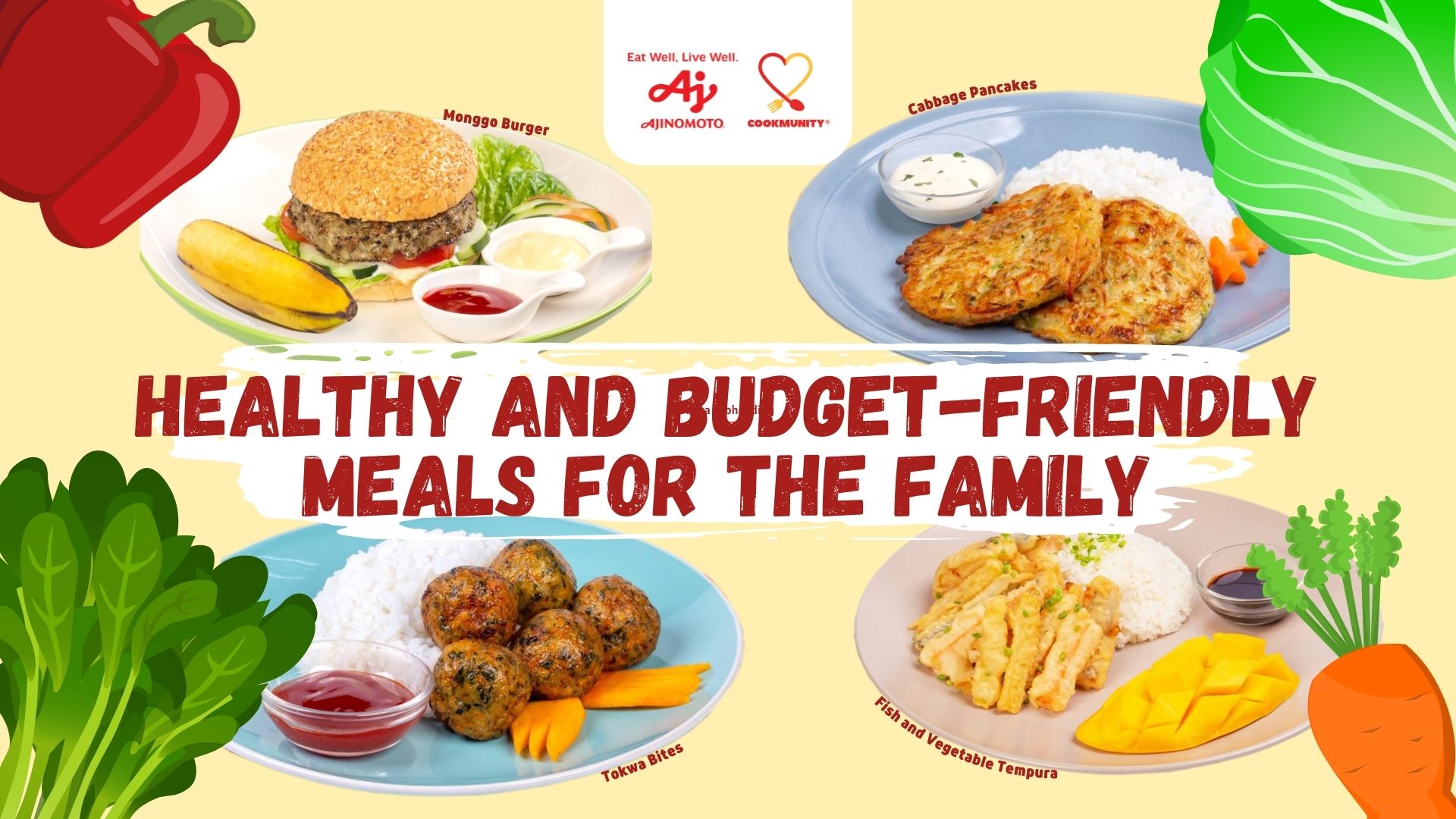 Ajinomoto | 4 Nutritious and Delicious Budget-Friendly Meals Perfect