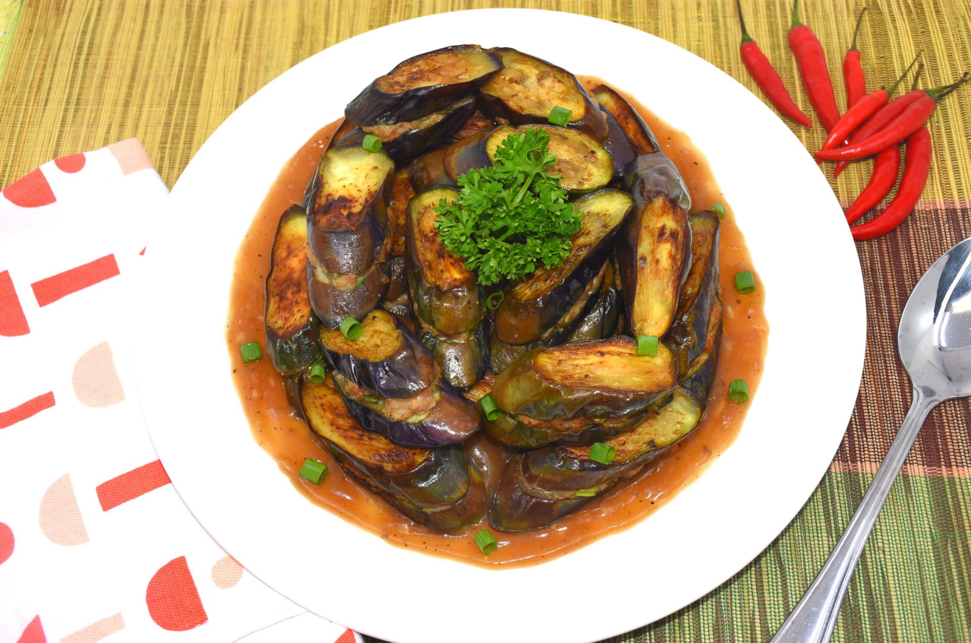 Ajinomoto Pork Stuffed Eggplant Ajinomoto