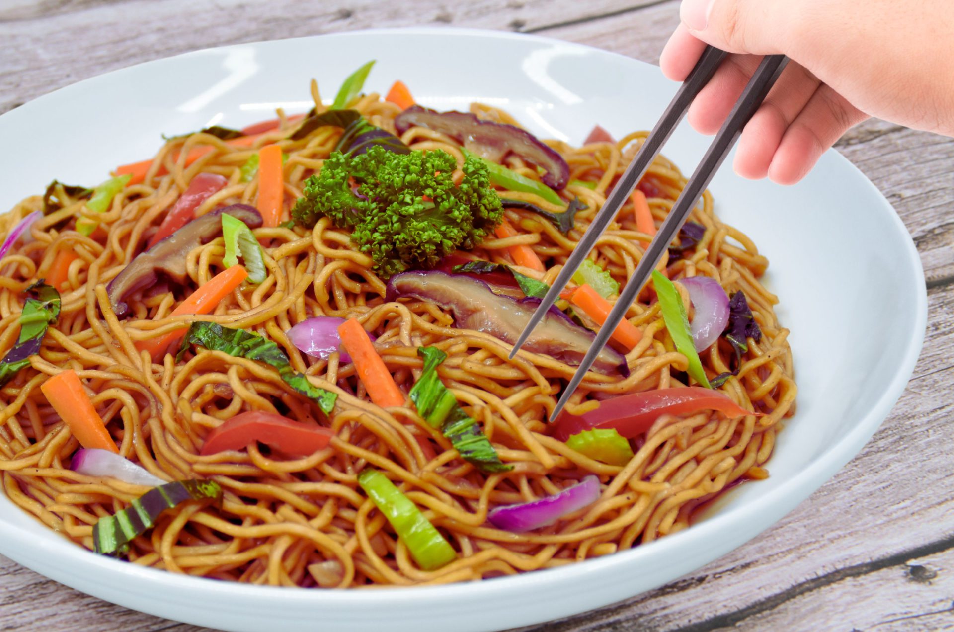 Ajinomoto Stirfried Vegetables & Noodles with Oyster Sauce Ajinomoto