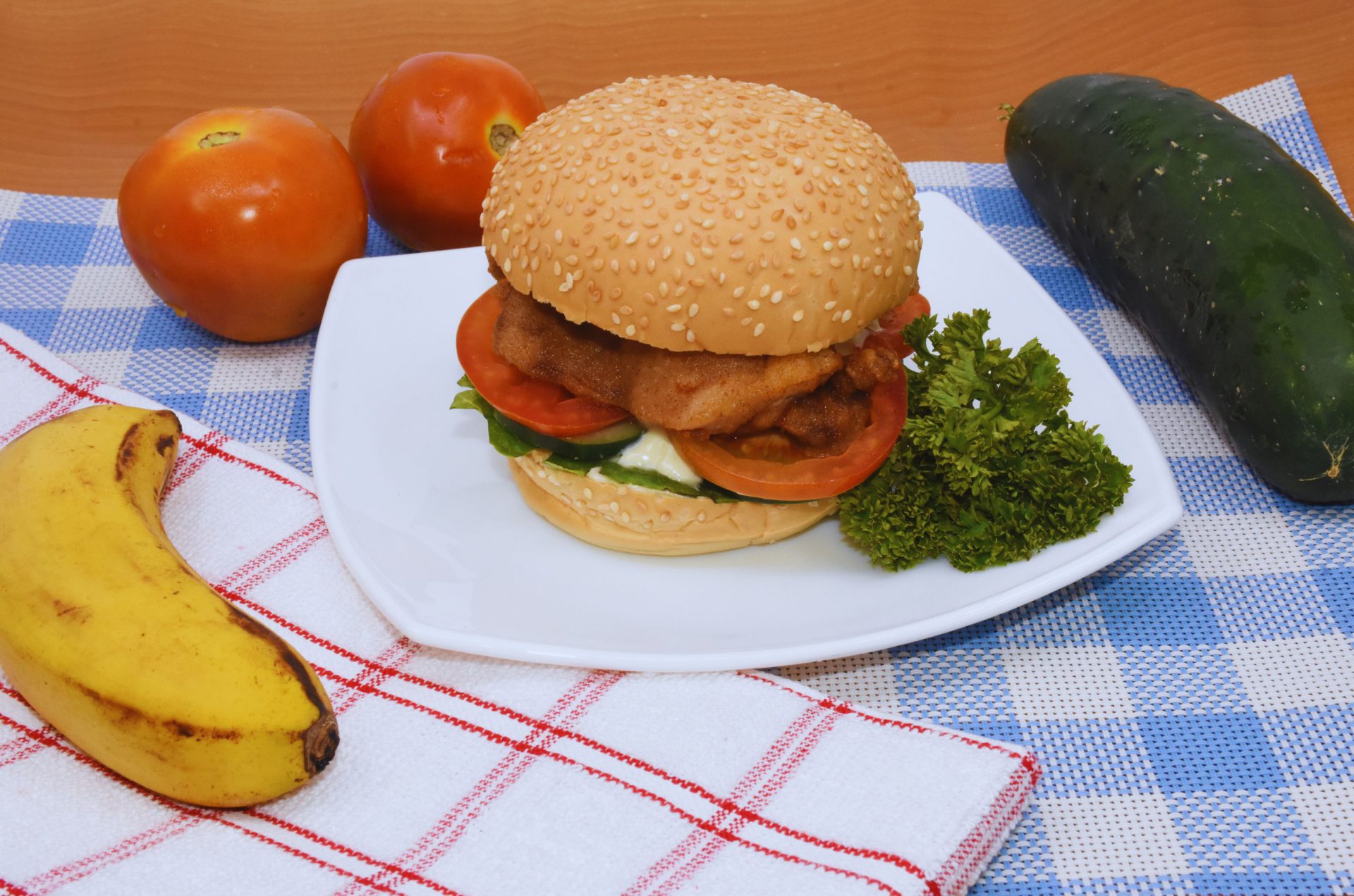 Ajinomoto | Fried Chicken Burger - Ajinomoto