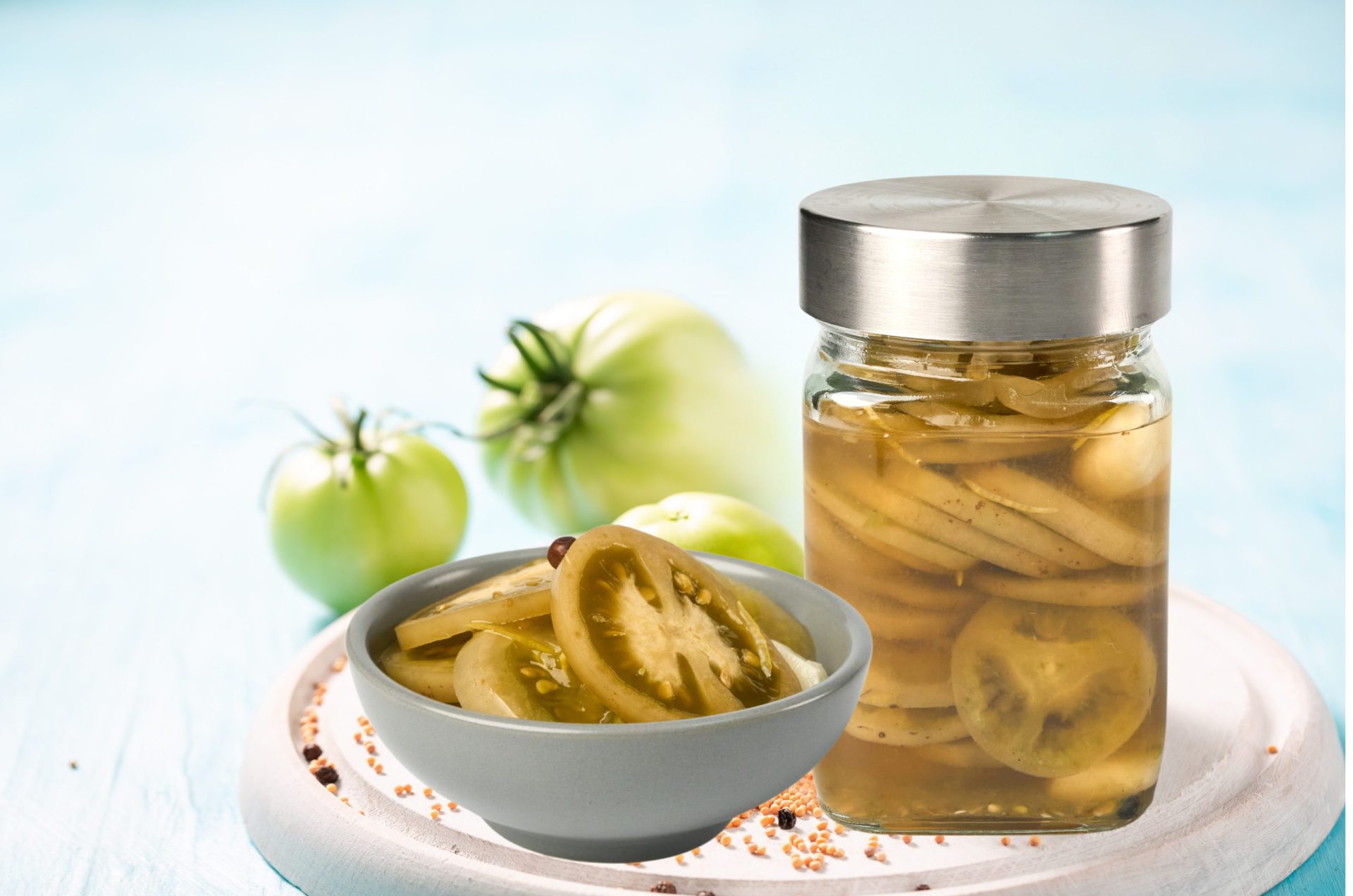 Ajinomoto | Pickled Green Tomatoes - Ajinomoto
